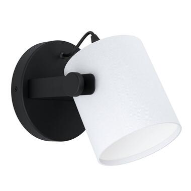 EGLO Hornwood 1 Wandlamp/Plafondlamp - E27 - 19,5 cm - Zwart/Wit product