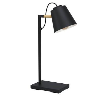 EGLO Lacey tafellamp/bureaulamp - E14(excl) - Hout - Zwart/Bruin product