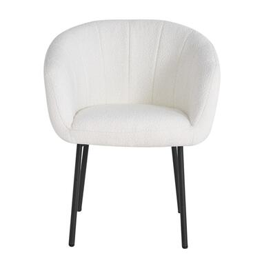 Interiax Chaise de salle à manger 'Alina' Bouclé Blanc product