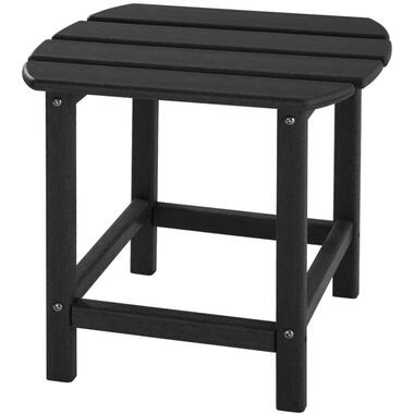 tectake - Table d'appoint Kamala - aspect bois en plastique - noir - 403794 product