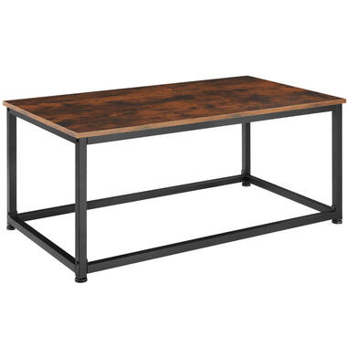 tectake Table d’appoint Lynch 100x55x45,5cm, Bois Foncé Industriel, Rustique product