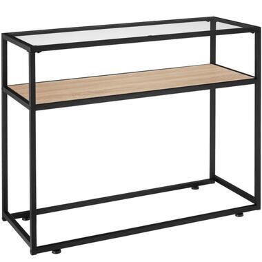 TecTake® Sidetable - Consoletafel - 100 x 41 cm - Lichtbruin product