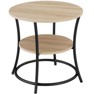 tectake Bijzettafel Saint Louis, Industrieel Licht Hout, Eiken Sonoma product