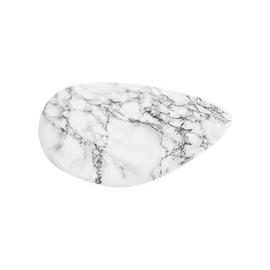 Dienblad Marble look - Wit - 29,5x26x1 cm product