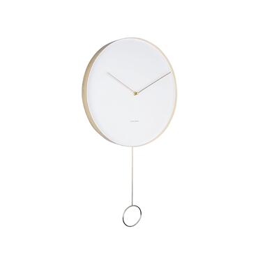 Horloge murale Pendulum - Blanc - Ø34cm product