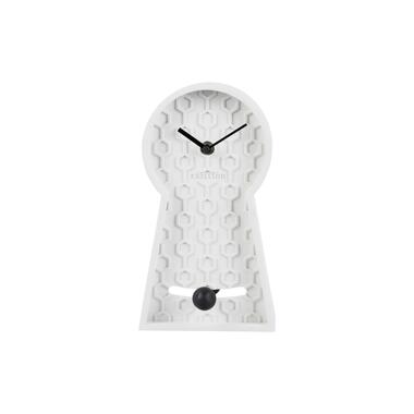 Horloge de table Pendule - Blanc - 25x14x25cm product