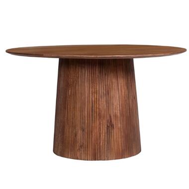 Table ronde 'Miguel' brun clair - Bois de mango massif - 76H x 130W x 130D cm product