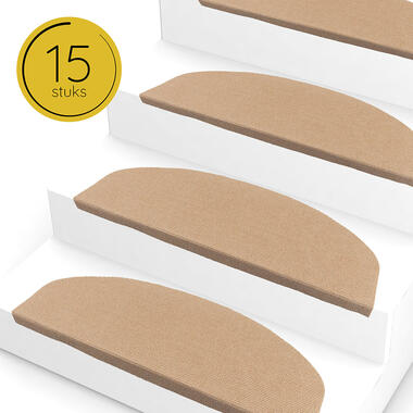 LW Collection tapis d'escalier beige 15 pièces auto-adhésif product