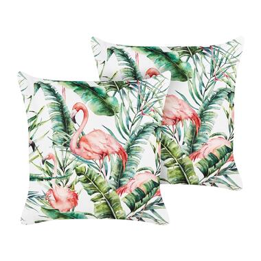 Lot de 2 coussins d'extérieur Animal Pattern ELLERA 45 x 45 cm Vert product