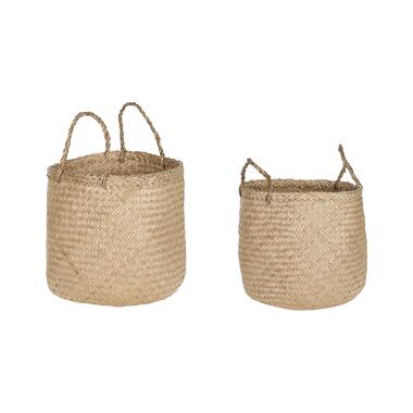 Lot de 2 paniers en herbes marines ton naturel HALONG product