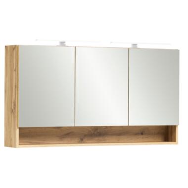 Armoire toilette Karan 120cm 3 portes avec éclairage - chêne product