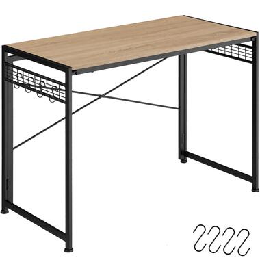 tectake® - Bureau pliant Paterson 102x51x77cm - clair product