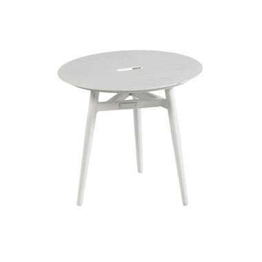 Table d'Appoint à l'Extérieur - Aluminium - Blanc - 45x50x50 - Exotan - Tulip product