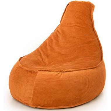 Parya Chair Beanbag Rib Fabric - Fauteuil Beanbag - Orange - 320 litres product