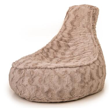 Parya Home Chair Beanbag Fur - Fauteuil pouf - Pouf de salon - Beige - Senior product