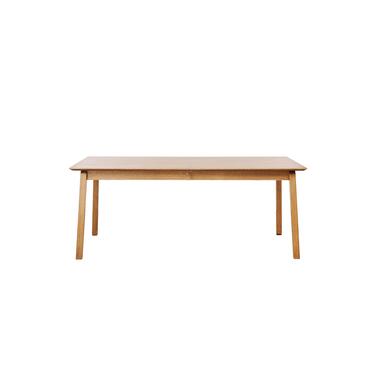 Eettafel Uitschuifbaar - Naturel Eiken - 95x190-290cm - Bari product