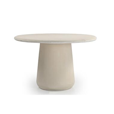 Table de salle à manger ronde Romy - effet béton beige - 150 cm product