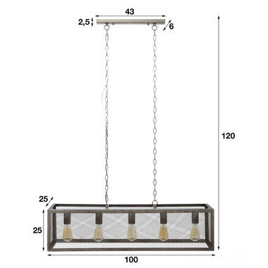 Hanglamp Rechthoek Raster product