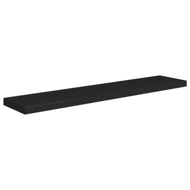 vidaXL Wandschap zwevend 120x23,5x3,8 cm MDF zwart product