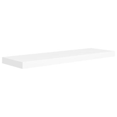 vidaXL Wandschap zwevend 80x23,5x3,8 cm MDF wit product