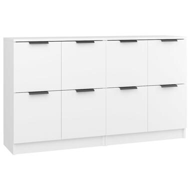 vidaXL Buffets 2 pcs blanc 60x30x70 cm Bois d'ingénierie product