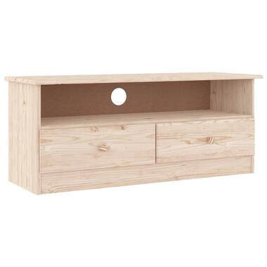 vidaXL TV-meubel met lades ALTA 100x35x41 cm massief grenenhout product