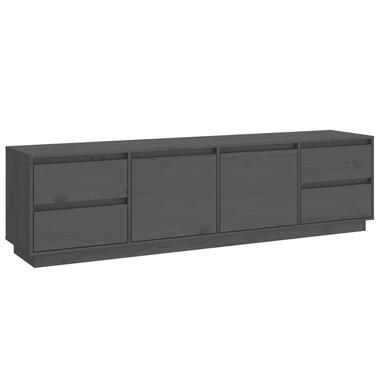 vidaXL Meuble TV Gris 176x37x47,5 cm Bois de pin massif product