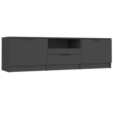 vidaXL Meuble TV Noir 140x35x40 cm Bois d'ingénierie product