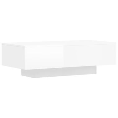 vidaXL Table basse blanc brillant 100x49,5x31 cm bois d'ingénierie product