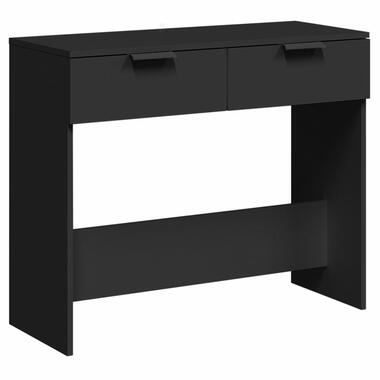 vidaXL Table console noir 90x36x75 cm bois d'ingénierie product