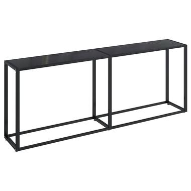 vidaXL - Wandtafel - Zwart - Glas product