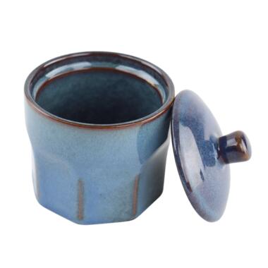 OTIX Suikerpot met Deksel Blauw Aardewerk 8 cm Bluett product