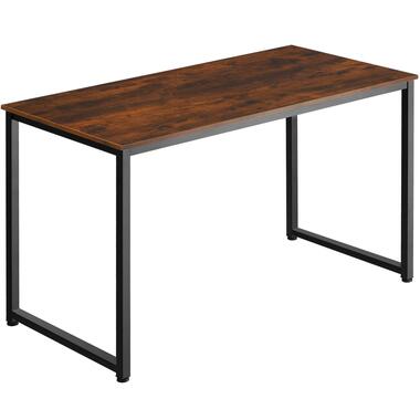 tectake® – bureau tafel Flint 140 cm – industrieel – donkerbruin product