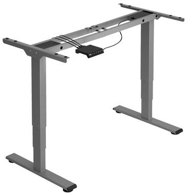 tectake® - Bureau assis-debout électrique - Structure de table réglable - Gris product
