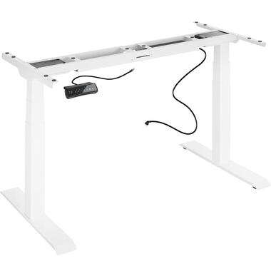 tectake® - Bureau assis-debout - Structure de table électrique - blanc product