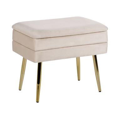 Banc de rangement ODESSA Beige Velours product