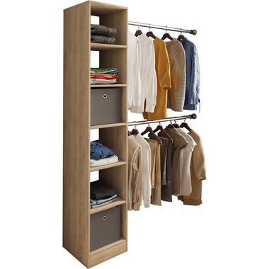 Dacho2 armoire de rangement étagère avec 2 x barre de product