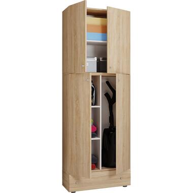 LonaXXL armoire de rangement 4 portes 1 tiroir chêne décor. product