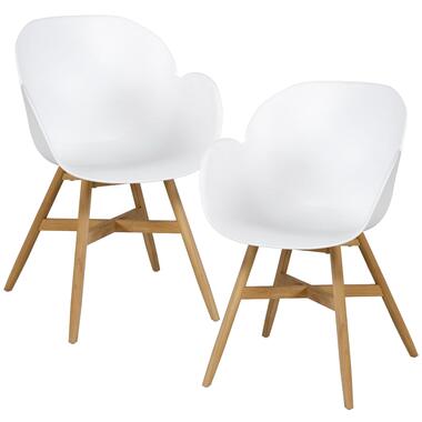 TULIP FAUTEUIL TECK BLANC product