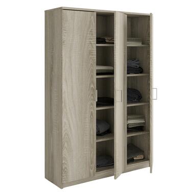 Interiax Meuble de rangement 'Amelie' 8 étagères Sonoma (180x120x40cm) product