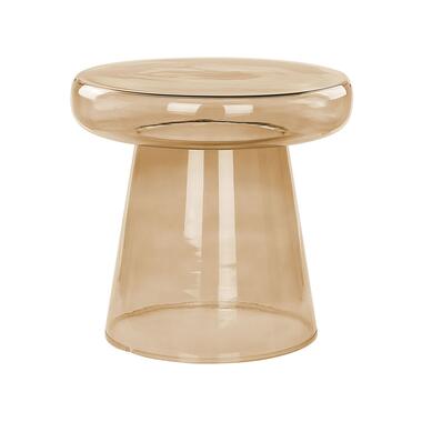 Table d'appoint en verre brun doré ⌀ 39 cm CALDERA product