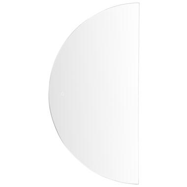 LOUE - Wandspiegel met LED - Zilver - 60 x 100 cm - Glas product