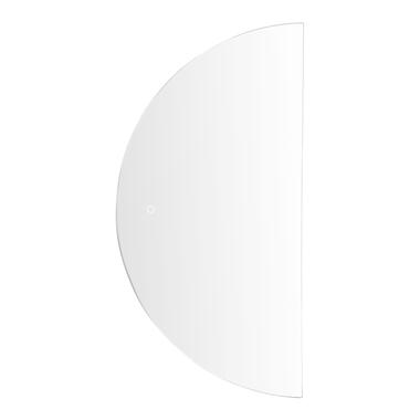 LOUE - Wandspiegel met LED - Zilver - 50 x 100 cm - Glas product