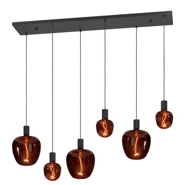 EGLO Nogalte hanglamp - E27 - 130 cm - Rechthoek - Zwart product