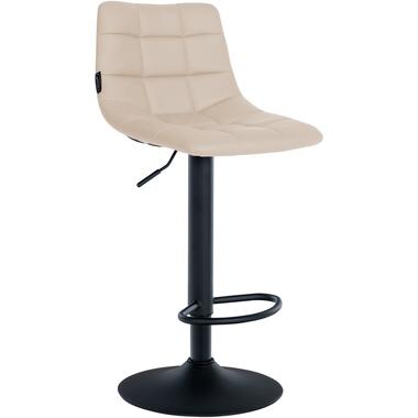 CLP Tabouret de bar Jerry châssis noir - cuir synthétique crème product