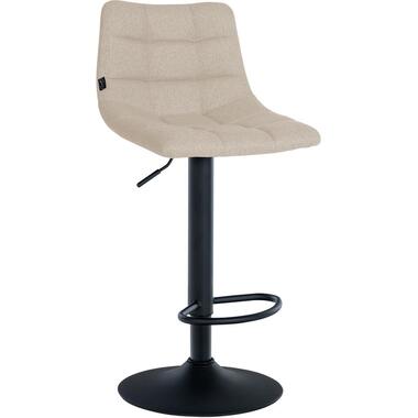 CLP Tabouret de bar Jerry Noir Frame - Tissu - Crème product