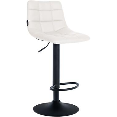 CLP Tabouret de bar Jerry Structure noire - similicuir blanc product