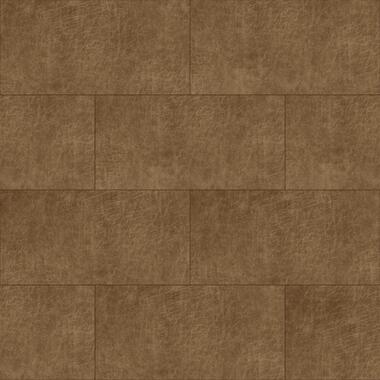Origin Wallcoverings zelfklevende eco-leer tegels - rechthoek - cognac bruin product