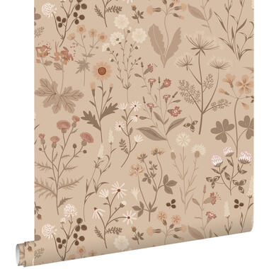 ESTAhome behangpapier - veldbloemen - zand beige - 50 x 900 cm product