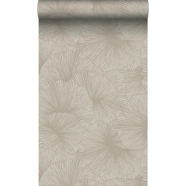 Origin Wallcoverings behang - 3D-motief bladeren - taupe - 50 x 900 cm product